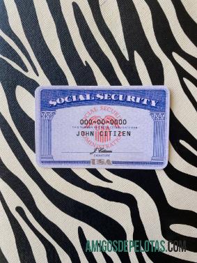 EUA SSN Photolook Zebra Fundo FRENTE exemplo